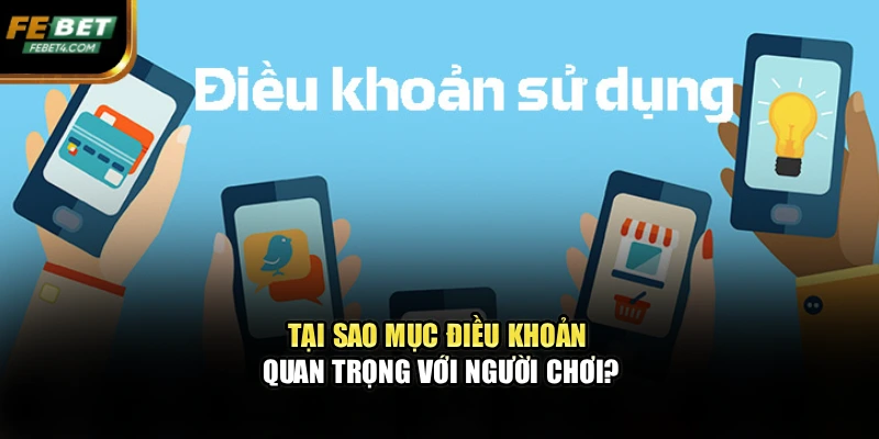 Tại sao mục điều khoản quan trọng với người chơi?